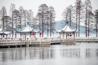 武漢迎來降雪天氣