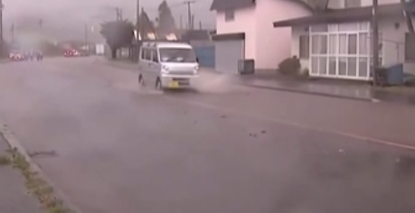 傾盆！日本北海道遭遇“創紀錄短時暴雨”